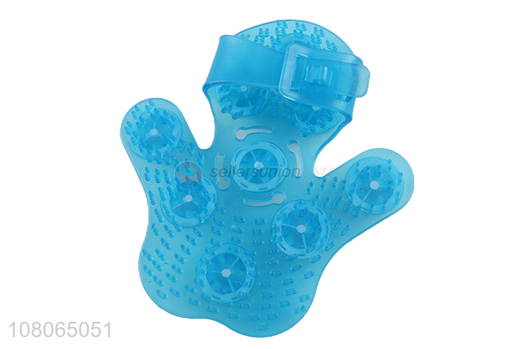 Yiwu supplier blue plastic foot massager for universal
