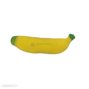 Low price yellow simulation banana toy vent toy wholesale