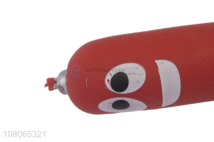 Yiwu wholesale red ham sausage toy vent toy for children