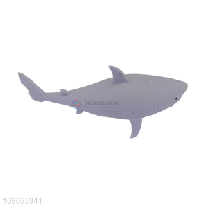 Hot selling grey shark animal toy children vent toy