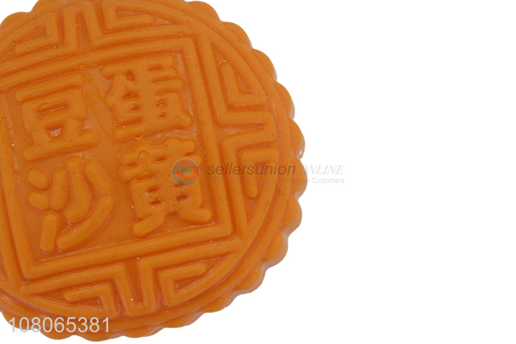 Online wholesale orange simulation moon cake pinch toy vent toy