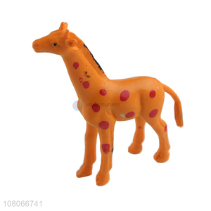 Cute Giraffe Simulation Animal Model Toy For Sale