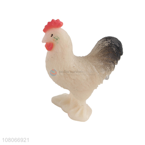 Best Sale Little Rooster Model Simulation Animal Toy