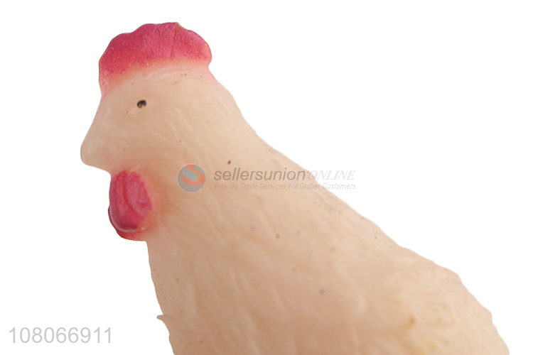 Custom Cute Little Hen Simulation Animal Model Toy