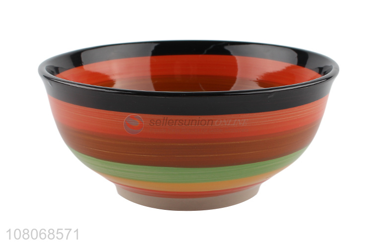 Hot Sale Colorful Ceramic Bowl Rice Bowl Soup Bowl