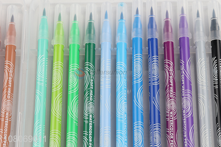 Good selling non-toxic 24colors watercolor pen for children