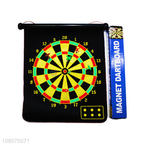 Recent product magnetic dart board set safe boy toys 17inch