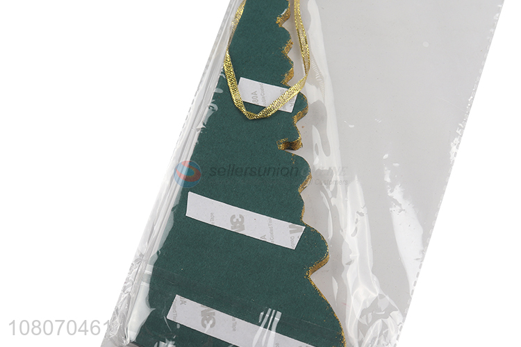 Yiwu supplier green paper Christmas tree party decorations
