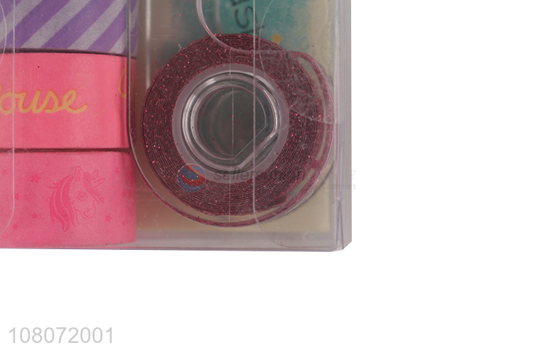 Fashion Style Color Printed Masking Tape Washi Tape