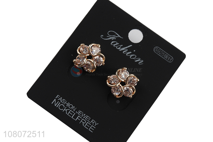 Hot items delicate flower shape women earrings jewelry