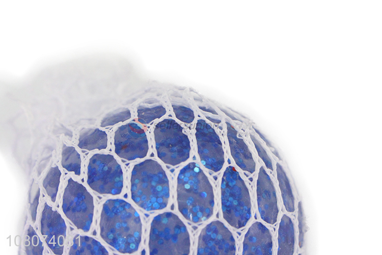 High quality blue decompression toy ball children pinch toy