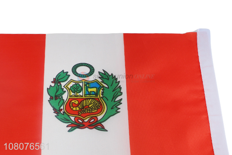 Factory wholesale Peru country flags mini flags for decoration