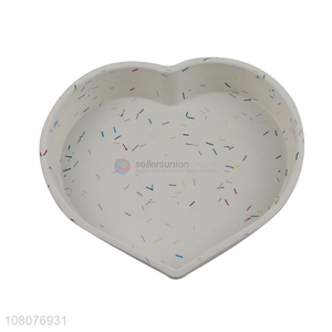 Wholesale large heart shape silicone cake molds non-stick cake baking pan