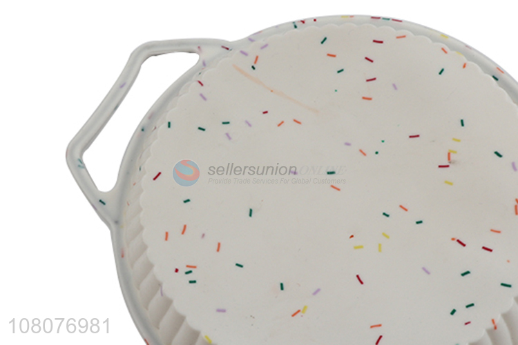 High quality round silicone cake baking pan cake molds bread pie molds