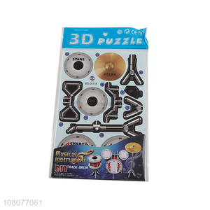 Hot selling 3D rack drum puzzle puzzle kids educational puzzle toy