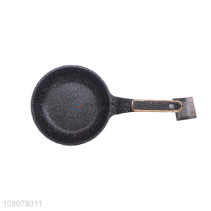 Online wholesale black large capacity kitchen non-stick pan