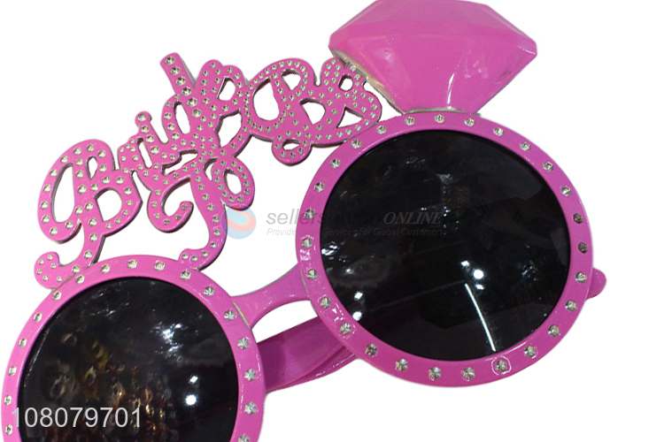 China supplier purple plastic glasses party decoration glasses