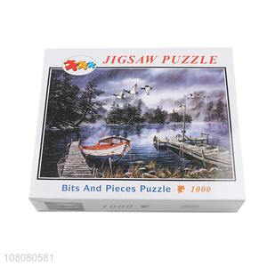 Factory price creative paper puzzles adult educational puzzles