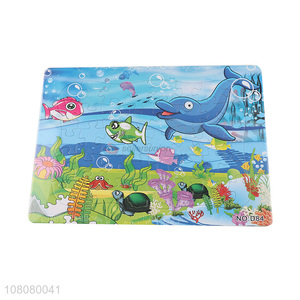 High quality cartoon children jigsaw puzzle paper puzzle