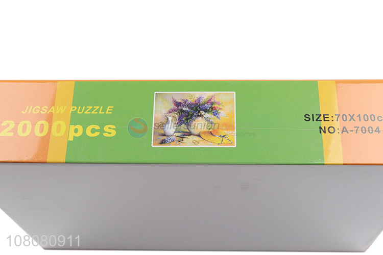 Good quality children paper oil printing puzzle for sale