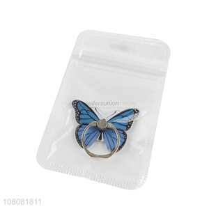 Best quality butterfly shape cellphone ring stand holder