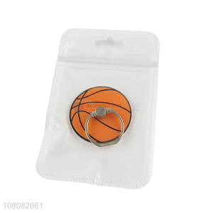 Yiwu factory basketball shape ring stand holder for cellphone