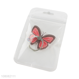 Best selling butterfly shape creative ring holder for mobile phone