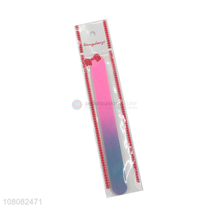 Factory price colourful double-sided nail file tools