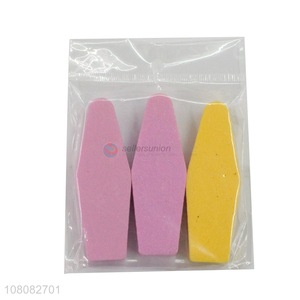 Yiwu factory 3pieces nail file tools manicure tools