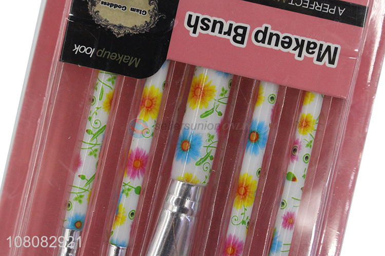 Hot selling women daily use makeup brush set wholesale