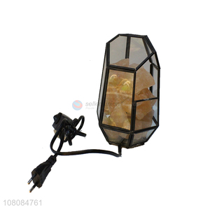 Wholesale price crystal salt stone lamp home night light