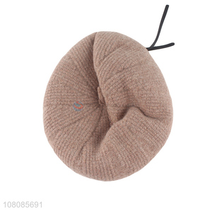 Factory direct sale wool beret ladies fashion mushroom beret