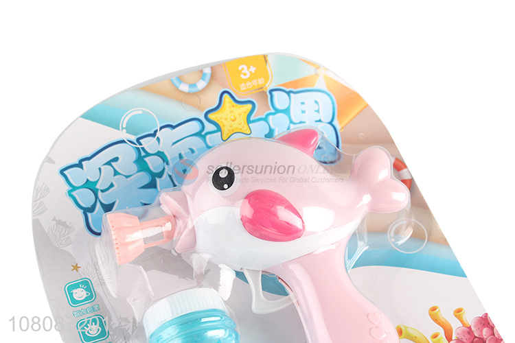 Cartoon Dolphin Inertial Bubble Gun Bubble Blowing Toy