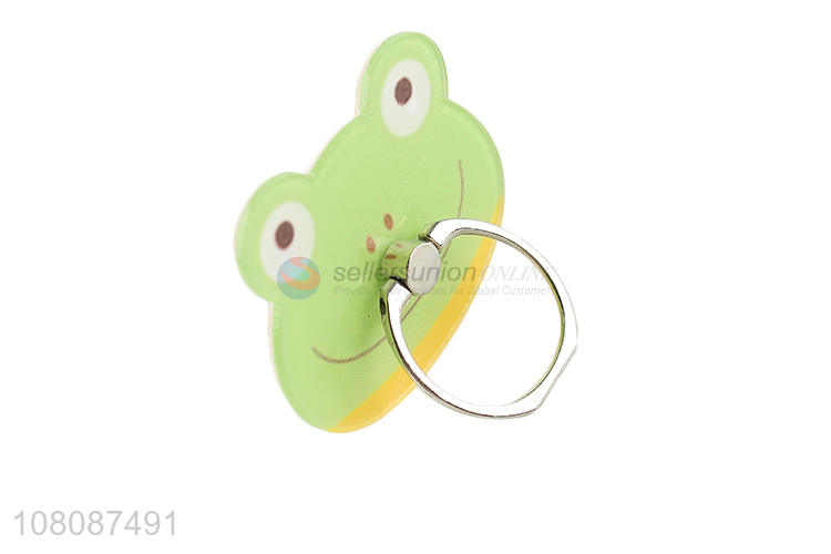 Factory supply rotatable frog mobile phone ring holder grips