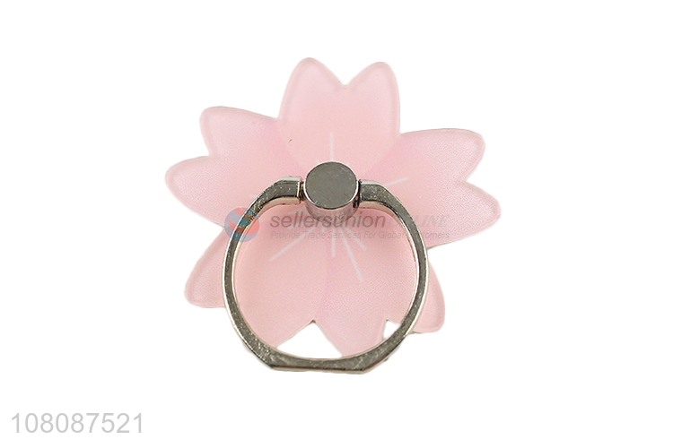 Factory supply acrylic flower phone ring kickstand wholesale