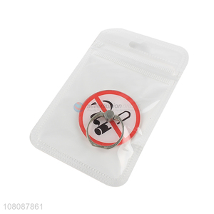 Wholesale no smoking sign cell phone finger ring stand