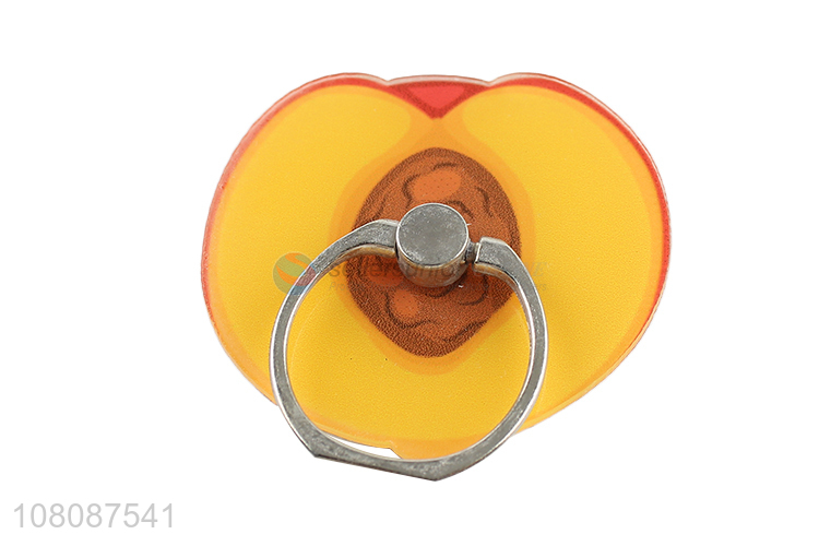 High quality universal peach cell phone finger ring stand