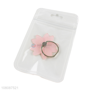 Factory supply acrylic flower phone ring kickstand wholesale