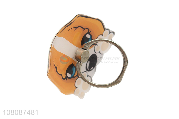 New arrival cartoon puppy acrylic cell phone ring holder