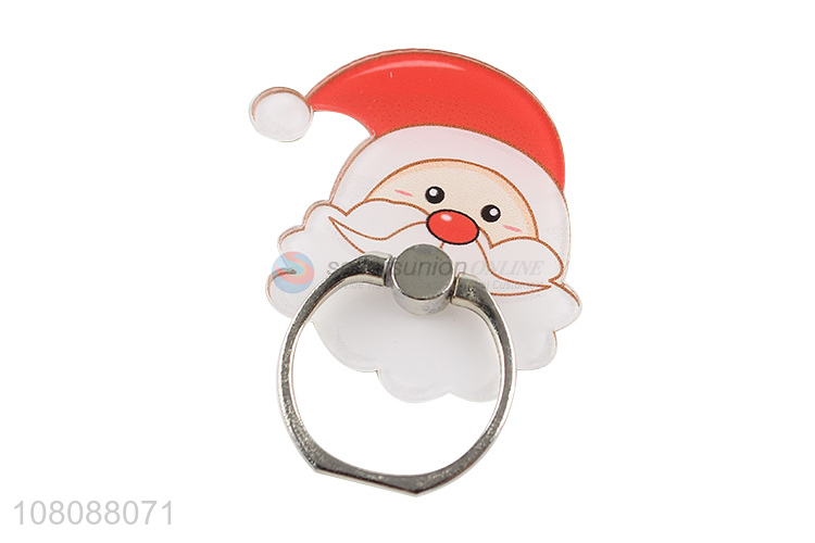 China products santa claus acrylic cell phone ring holder