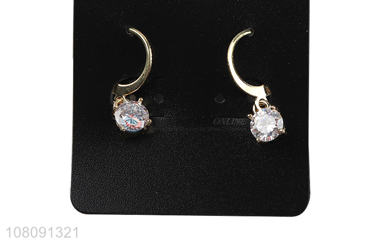 Best Selling Hoop Earring With Imitation Diamond For Sale