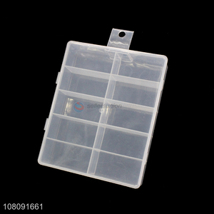 Most popular plastic portable 10compartment pill case