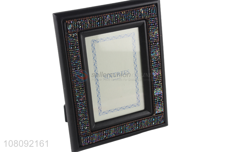 New hot sale beaded wooden photo frame picture frame for decor