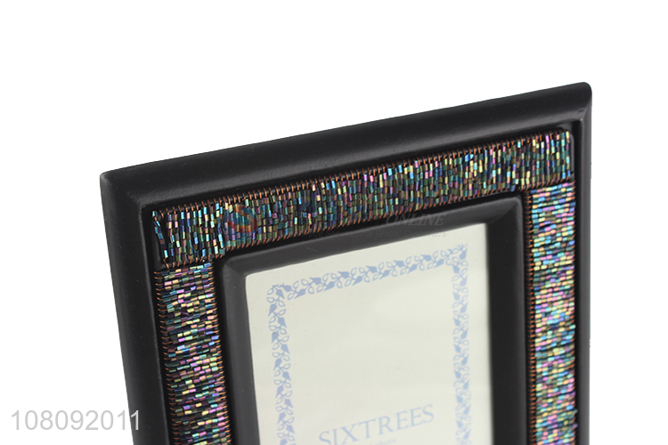 Factory price beaded photo frame wooden vintage picture frames