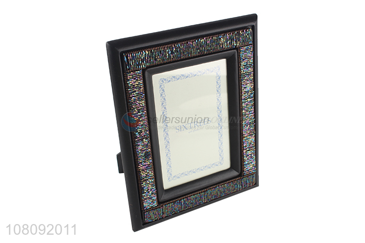 Factory price beaded photo frame wooden vintage picture frames