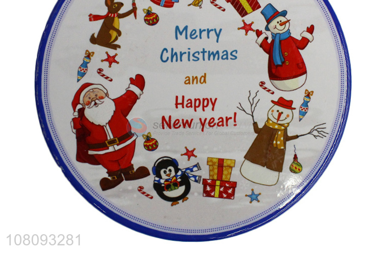 Yiwu market quick-drying cork coasters ceramic Christmas cup coaster