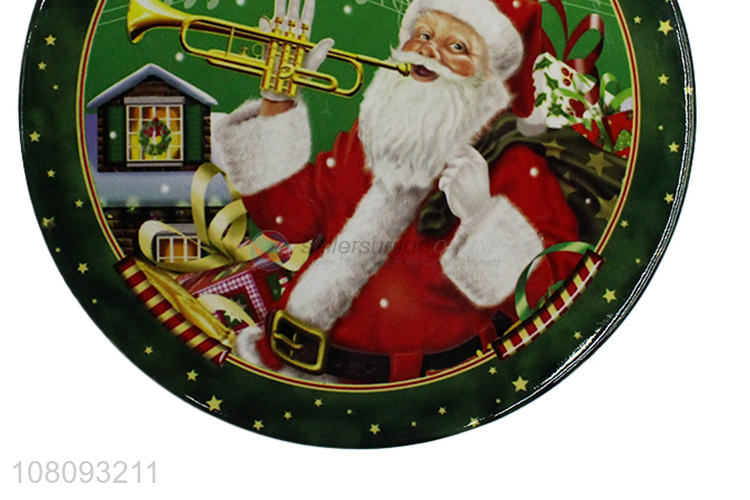 Low price water-absorbent Christmas ceramic coaster Xmas placemats