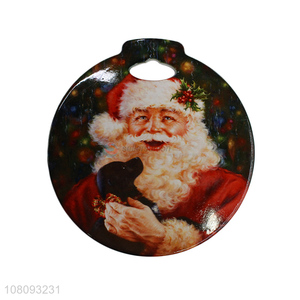 Factory supply Christmas ceramic cup mug coaster ceramic drinks coaster