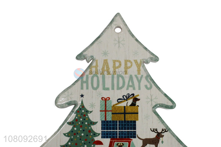 Hot selling ceramic Christmas cup coaster for restaurant and hotel use