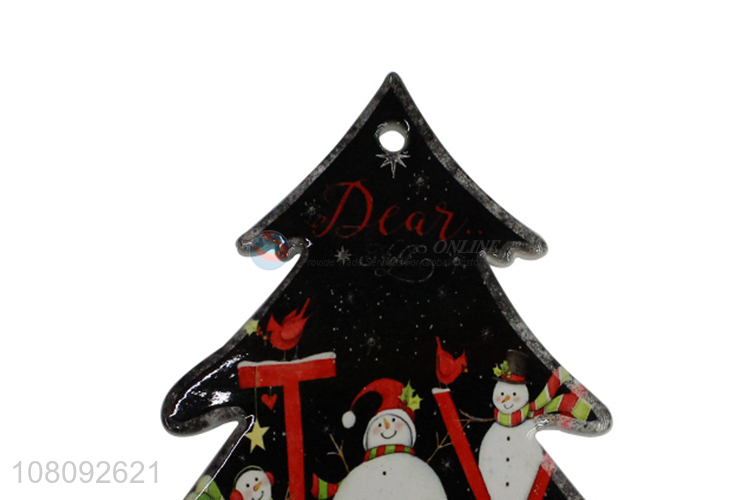 Yiwu market ceramic Christmas cosaterscork cup mats for decoration